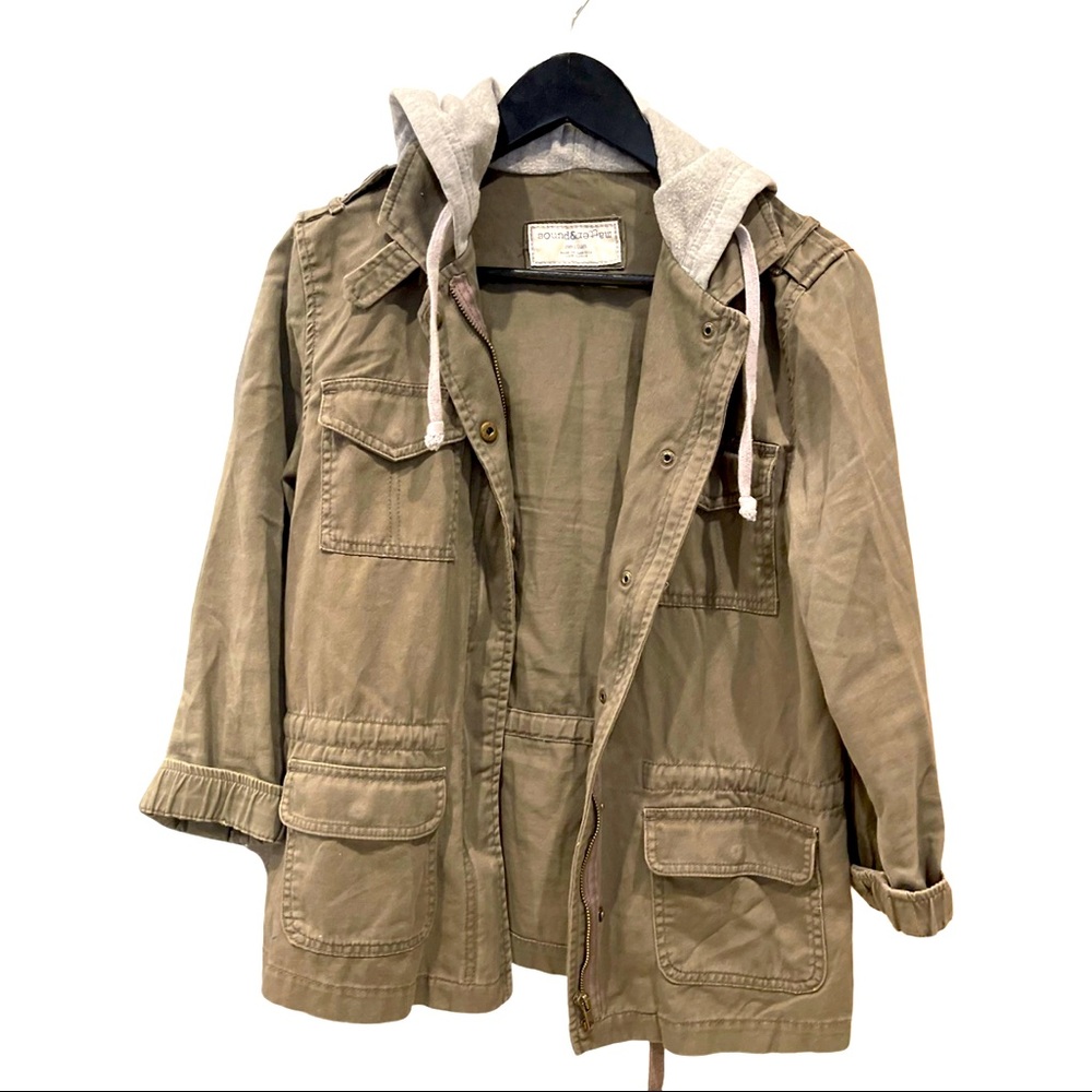 Olive Green Utility Jacket-Medium